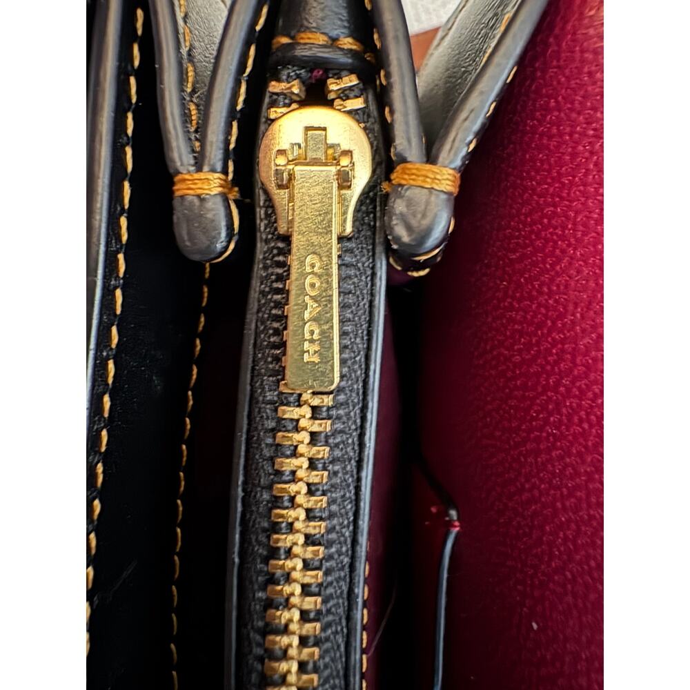 Coach Riley Top Handle 22 Brown Leather 73937 NWOT - Picture 11 of 13